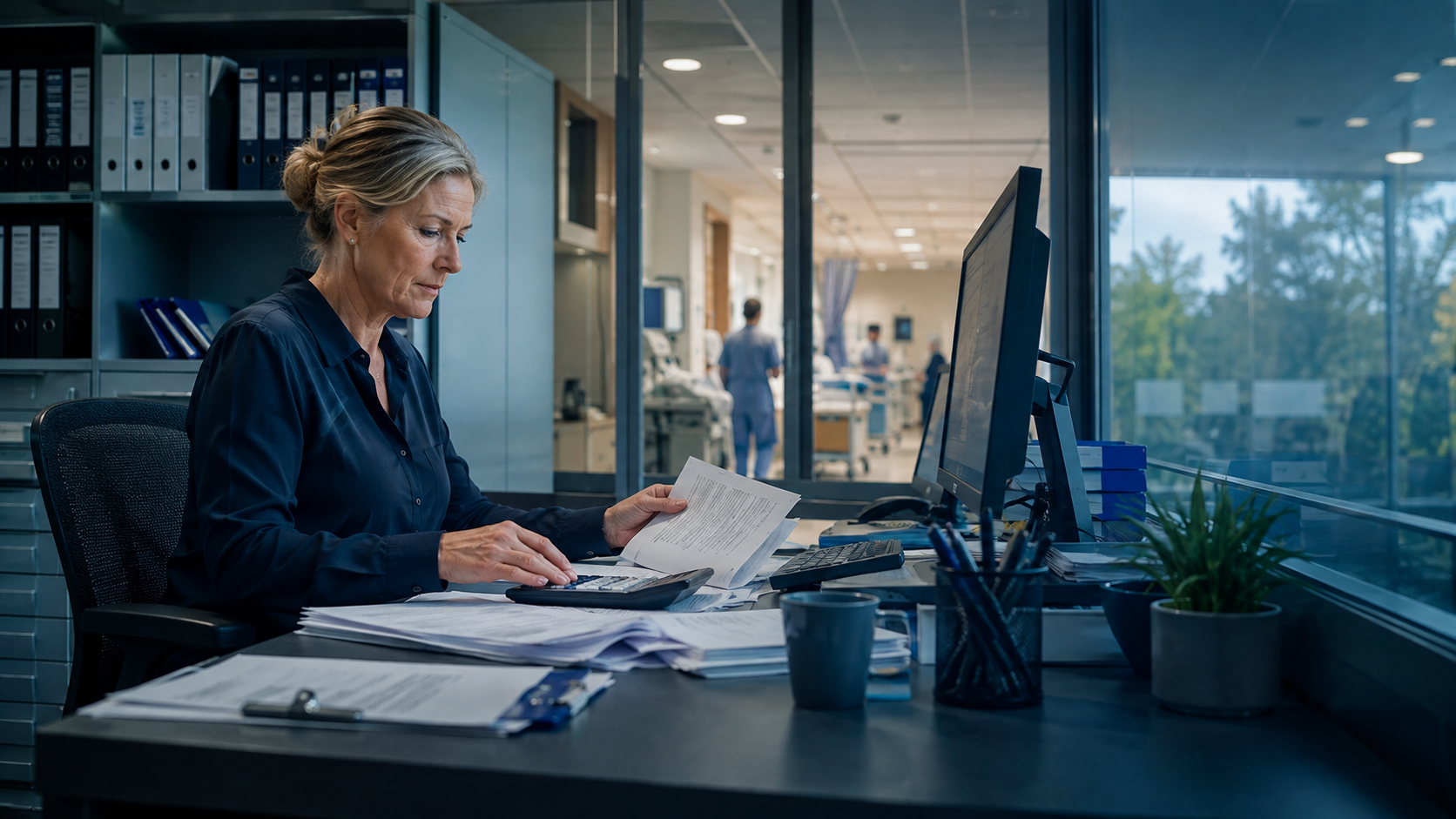 An accounts payable professional working through recurring supplier invoices